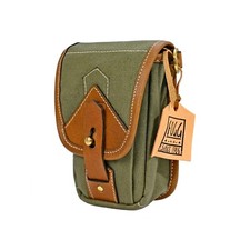 Pochette Fogg Quaver verde avana