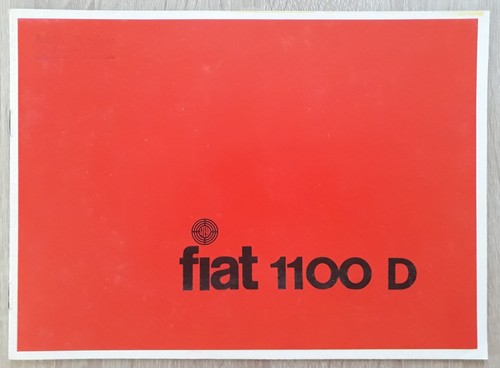 Steyr fiat 1100 brochure - 1100, d