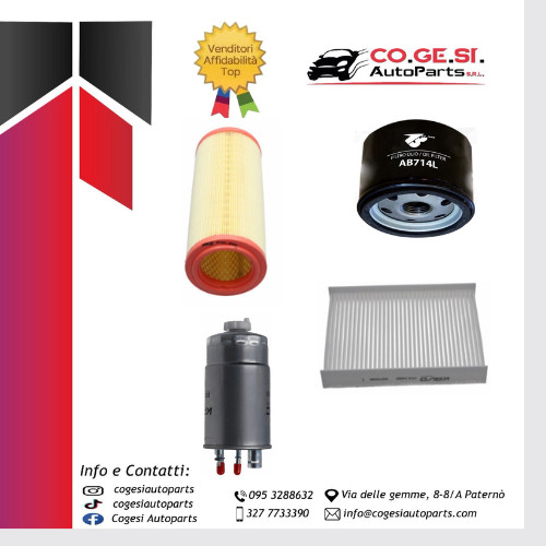 Kit tagliando fiat doblo - doblo, 1.9