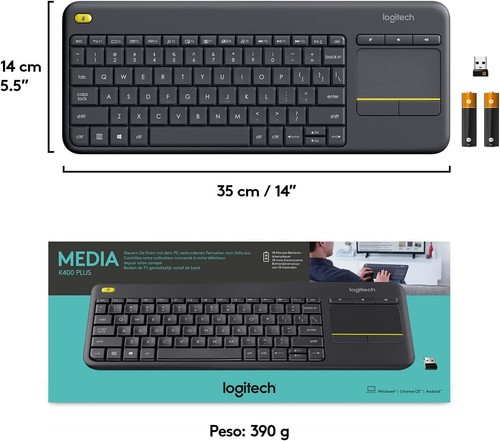 Logitech k400 tastiera - logitech,