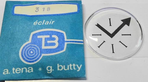 Vetro orologio diametro 8 - orologio,