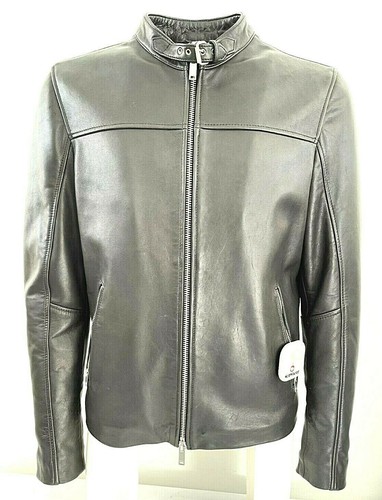 Giubbino pelle uomo dondup - pelle,