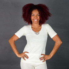 Canotta donna manica corta