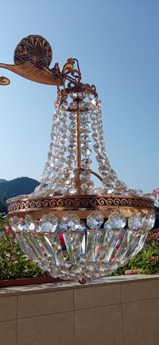 Lampadario vintage stile - lampadario,