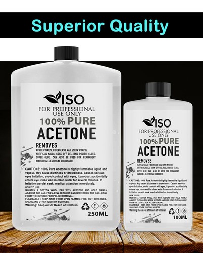 100 acetone puro - 100%,