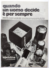 Pubblicita' Atkinsons Executive Linea Uomo Prodotti Advertising Vintage 1968 (F8