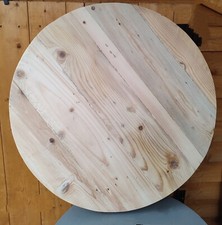 SABBIATO Pallet da Tavolo in Legno Rustico Pronto per Macchia (100cm) - SENZA GAMBE 