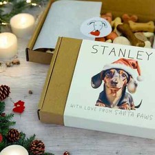 Regalo di Natale Bassotto - LA TUA RAZZA DI CANE - Salsiccia Cane Confezione Regalo Natale - Cucciolo