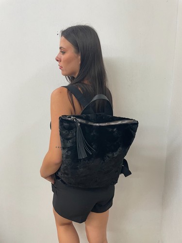 Zaino vera pelliccia di - vera,