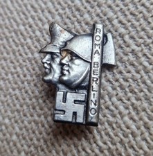 Spilla Distintivo Guerra Italia Germania Patto Acciaio ROMA BERLINO