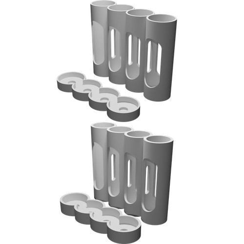 Custodia porta batterie - custodia,