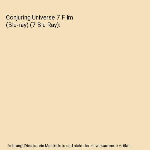 Conjuring universe film - conjuring, 7