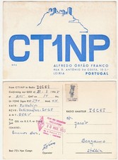 RADIOAMATORE - RADIO CARD - RADIO AMATEUR - LEIRA - PORTUGAL -26629-