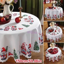Tovaglia rotonda natalizia 3