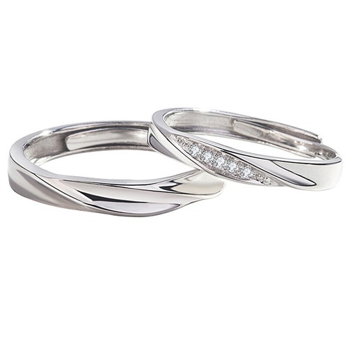 Set coppia anello bracciale - coppia, e