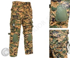 PANTALONE COMBAT TWS MARPAT the warrior spirit pants usmc knee pads like crye
