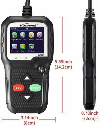 Tester obdii obd2 - tester, obdii/obd2