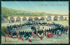 Sassari Città Ballo Sardo Tradizionale Costumi Alterocca cartolina RT1670