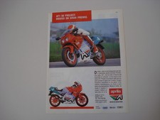 advertising Pubblicità 1989 APRILIA AF1 AF 1 50 PROJECT
