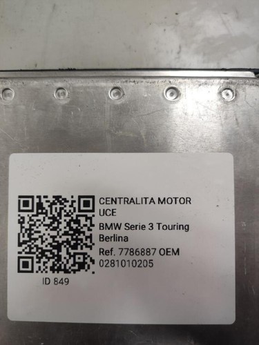 0281010205 centralina motore