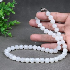 Bracciali collana giada bianca