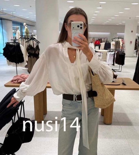 Zara new woman satin effect - woman,