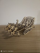 Slitta di Natale In Legno