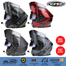 CASCO VIPER RS-V191 BLUETOOTH FLIP ANTERIORE MOTO CRASH DVS- 2022