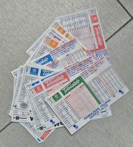 Lotto schedine totocalcio - lotto,