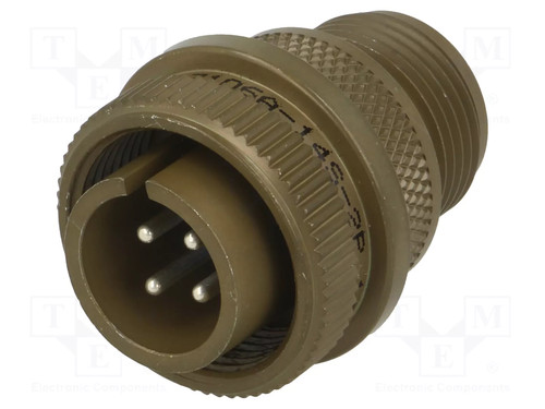 Connettore rotondo pin 4 - connettore:, pin: