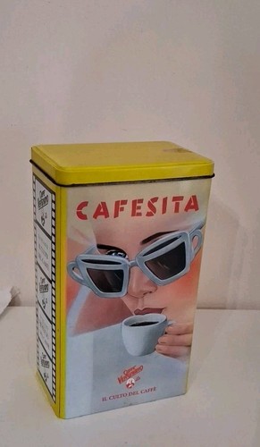 Scatola latta caffè vergnano - scatola,