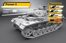 Carro armato Panzer 3 tedesco