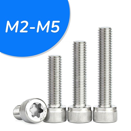 Viti a tappo torx - m3, m5