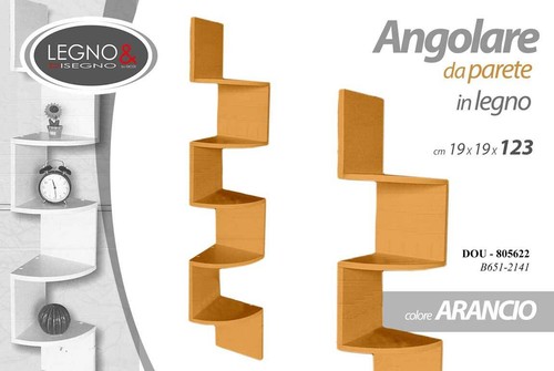 Mensola angolare parete in - angolare, da