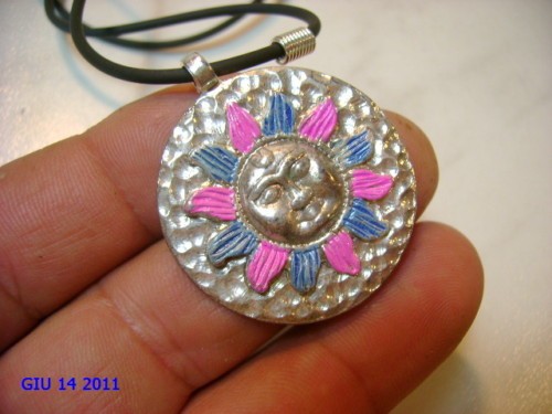 Ciondolo sole nichel - ,