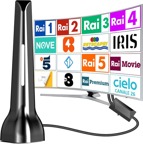 Antenna interna amplificata - tv,
