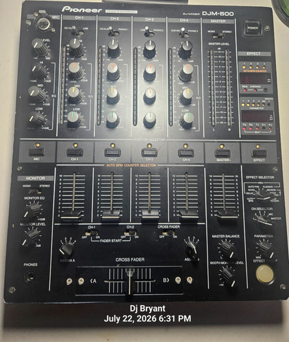 Pioneer djm 500 mixer - djm-500, dj