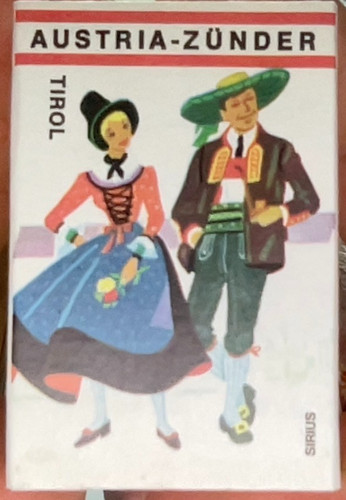 Scatola fiammiferi austria - scatola,