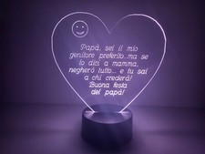 LAMPADA IN PLEXIGLASS REGALO