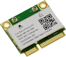 Scheda Controller Di Rete Mini Pcie Wifi Dual Band 802.11A/B/G/N/Ac 1200M E Blue