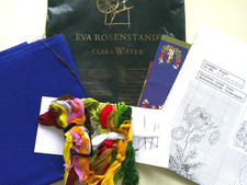 Candela natalizia e pini punto