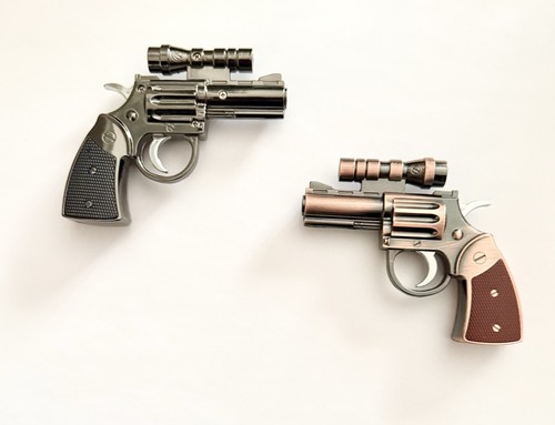 Accendino pistola revolver
