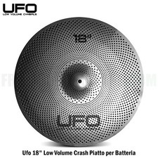 Ufo 18" Low Volume Crash Piatto per Batteria silenzioso a basso volume
