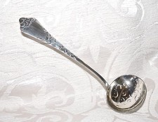 Setaccio zucchero scandinavo argento massiccio Danimarca 1919 Art Nouveau Spargizucchero