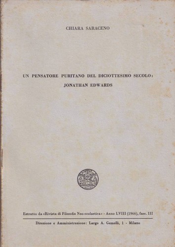 Pensatore puritano del - un,