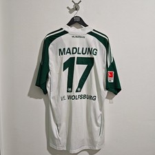 Wolfsburg MATCH WORN UNWASHED 2010/11 away jersey (Madlung #17) - XL