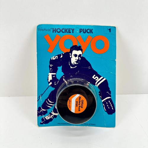Vintage festival hockey puck - vintage,
