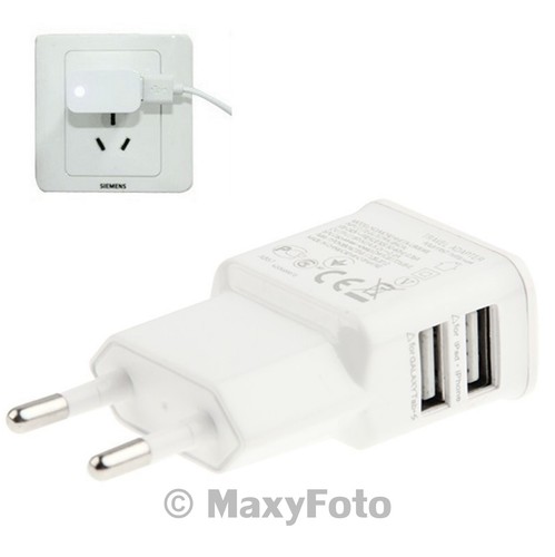 Caricabatterie casa dual usb - caricabatterie,