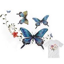  2 Pcs Adesivi Trasferimento Termico Per Abbigliamento Cerotti Il Di Calore