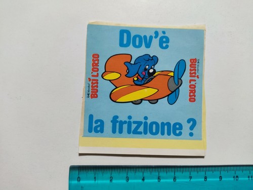 Adesivo bussi orso frizione - bussi, l'orso